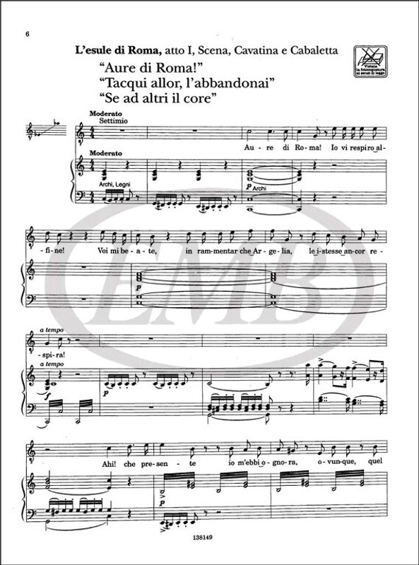 Donizetti, Gaetano: Arie per tenore / Ricordi