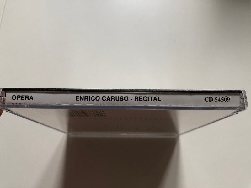 Enrico Caruso recital - Romanze e Canzoni / Opera Audio CD 1996 / CD 54509
