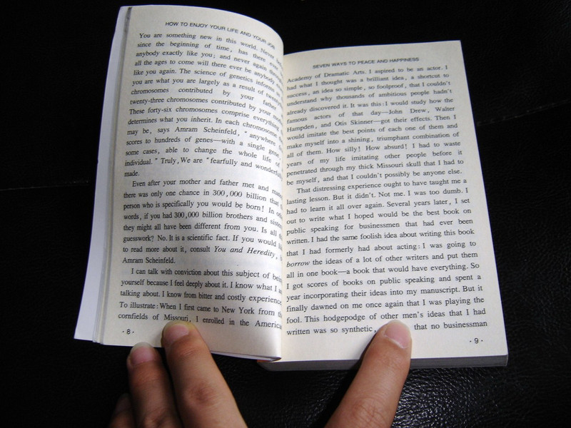 How to enjoy your life and your job / Dale Carnegie [Paperback] by Dale Carnegie