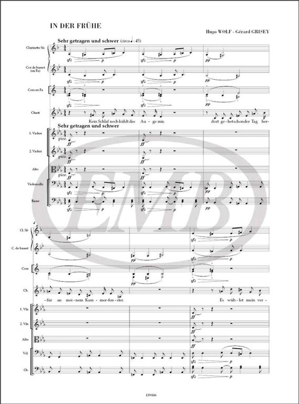 Grisey, Gérard: Wolf Lieder / Per Voce Ed Ensemble / Ricordi / 2008