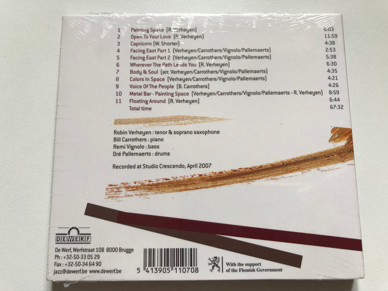 Robin Verheyen – Painting Space / W.E.R.F. Audio CD 2007 / W.E.R.F. 070