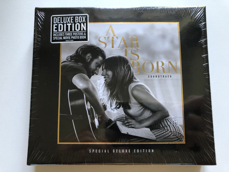 A Star Is Born (Soundtrack) / Special Deluxe Edition / Includes Three Posters & Special Movie Photo Book / Interscope Records Audio CD 2018, Box Set / 00602577194061