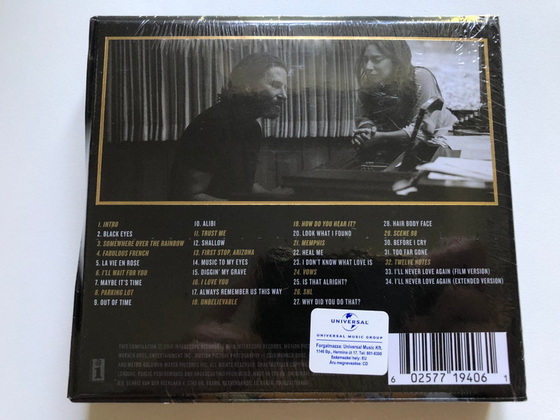 A Star Is Born (Soundtrack) / Special Deluxe Edition / Includes Three Posters & Special Movie Photo Book / Interscope Records Audio CD 2018, Box Set / 00602577194061
