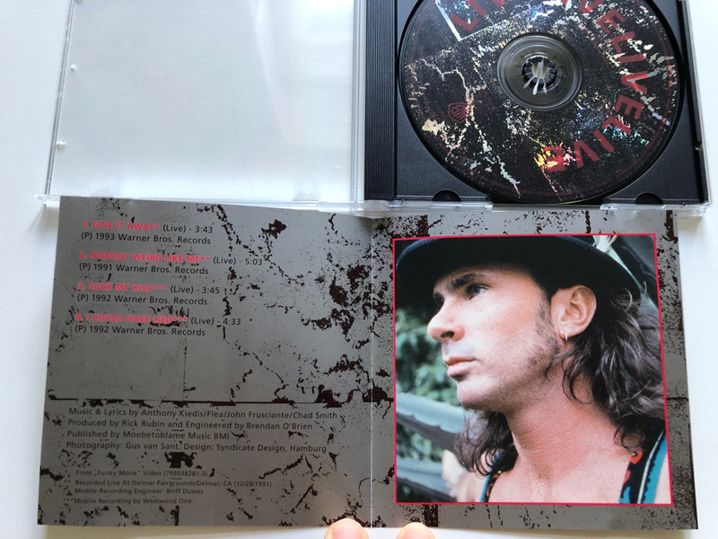 Red Hot Chili Peppers – Live / Warner Bros. Records Audio CD / 936241405-2 LIVE