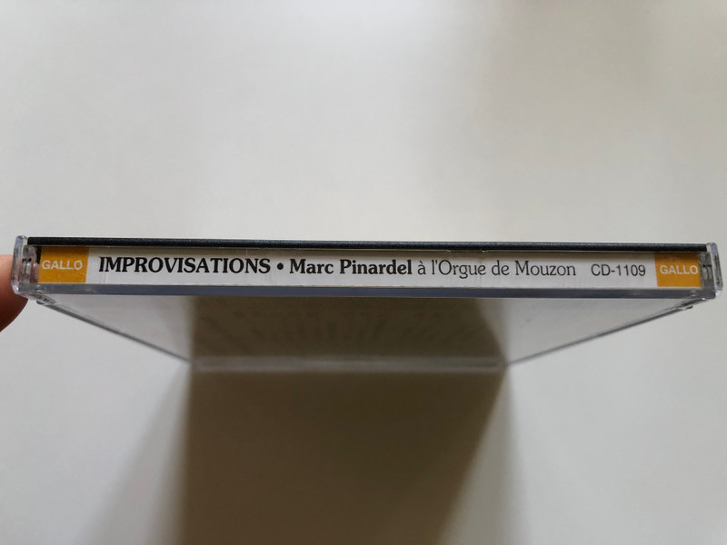 Improvisations - Marc Pinardel - À L'orgue De Mouzon / Gallo Audio CD 2002 / CD-1109