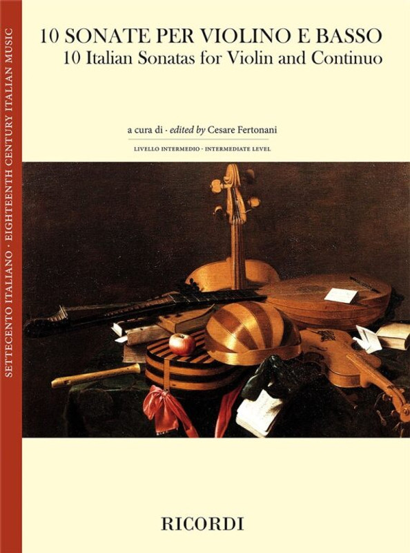 10 Sonate per violino e basso / a cura di Cesare Fertonani / Ricordi / 2017