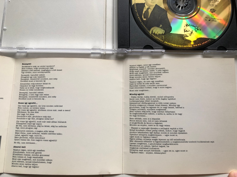 Nekem Szolj... - Detar Laszlo / Maximusic Records Audio CD 1995 / MAXI 003
