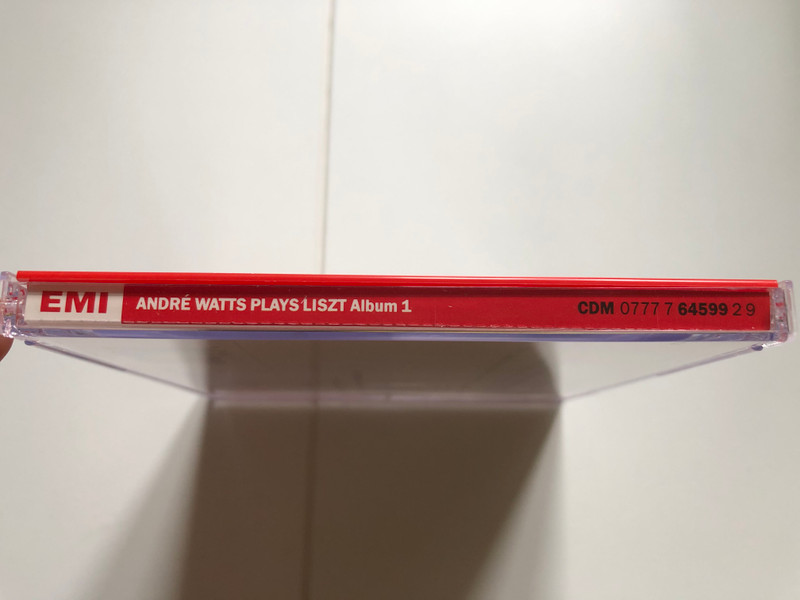 Andre Watts plays Liszt - Album 1 / Six Grand Etudes After Paganini; Au lac de Wallenstadt; Il Penseroso; Les Jeux d'eau a la Villa d'Este; Hungarian Rhapsody No. 13 / EMI Classics Audio CD 1992 Stereo / CDM 0777 7 64599 2 9