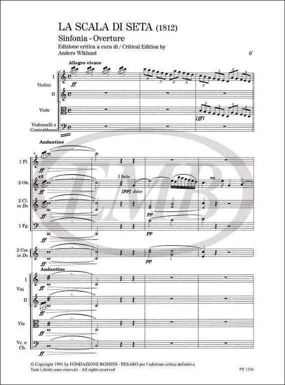 Rossini, Gioacchino: FAVORITE OVERTURES.CELEBRI SINFONIE D'OPERA / IN EDIZIONE CRITICA / Ricordi