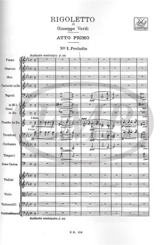 Verdi, Giuseppe: Rigoletto / full score / Ricordi