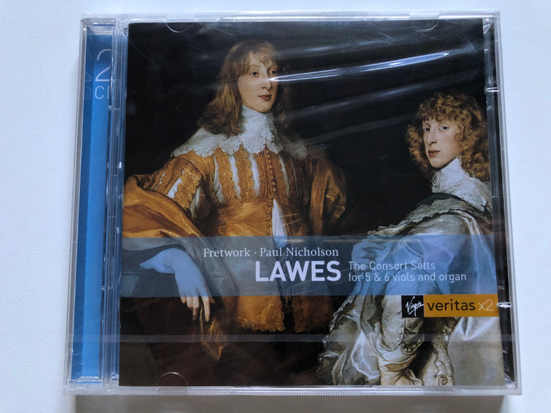 Fretwork, Paul Nicholson, Lawes – The Consort Setts For 5 & 6 Viols And Organ / Virgin Veritas 2x Audio CD 2002 / 7243 5 62001 2 8