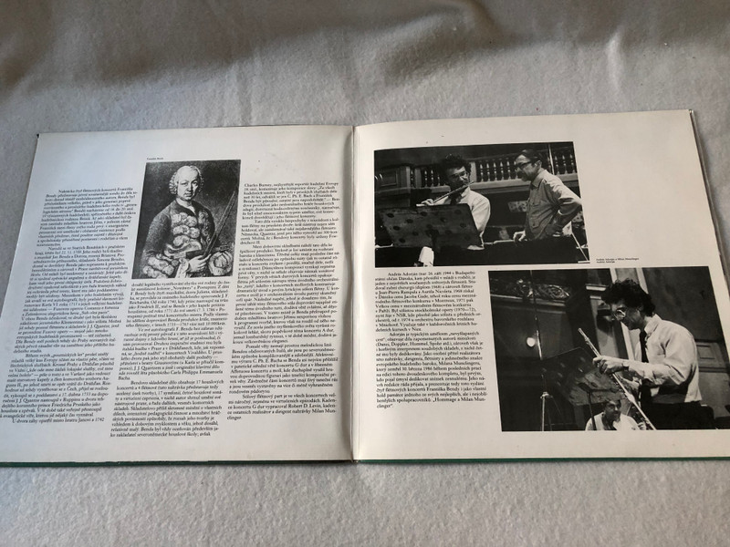 František Benda – Koncerty pro flétnu a smyčcový orchestr / Supraphon /1987 LP VINYL 1110 7161-62