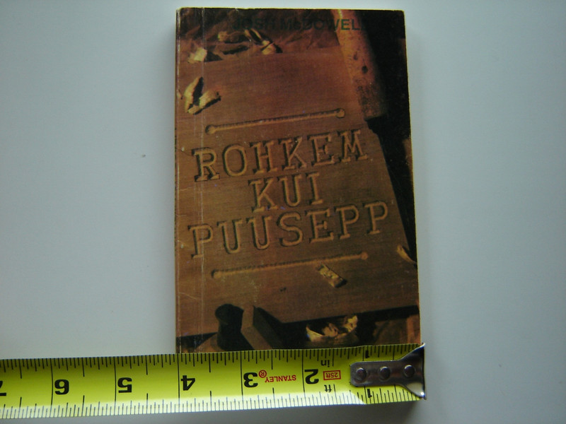 More Than a Carpenter by Josh McDowell / Estonian Language Edition / Rohkem Kui Puusepp