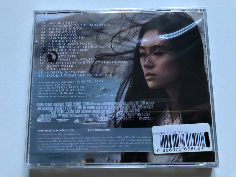 Memoirs Of A Geisha (Original Motion Picture Soundtrack) - Music Composed And Conducted By John William, Cello Solos By Yo-Yo Ma, Violin Solos By Itzhak Perlman / Sony Classical Audio CD 2012 / 88697 56284 2