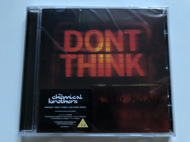 The Chemical Brothers - Don't Think / Present 'Don't Think' Live From Japan / DVD And CD With Live Audio / Astralwerks DVD + Audio CD 2012 / P5595249 