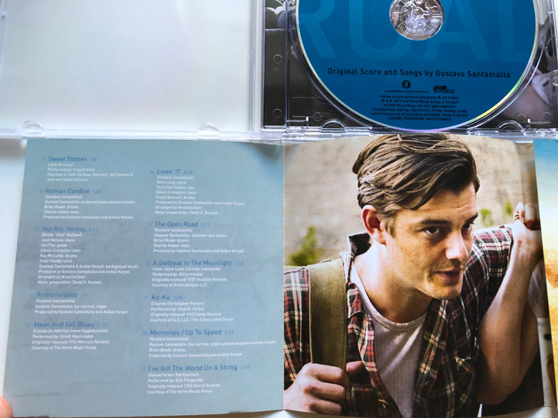 On The Road (Original Motion Picture Soundtrack) - Original Score and Songs by Gustavo Santaolalla / Featuring original music by Academy Award, BAFTA / The Verve Music Group Audio CD 2012 / 0602537005079