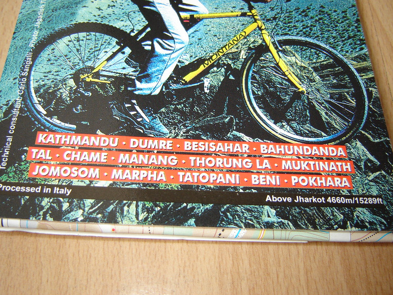 Biking Around Annapurna / Scale 1:75 000 / The Eagle's Loop by NEPA Maps