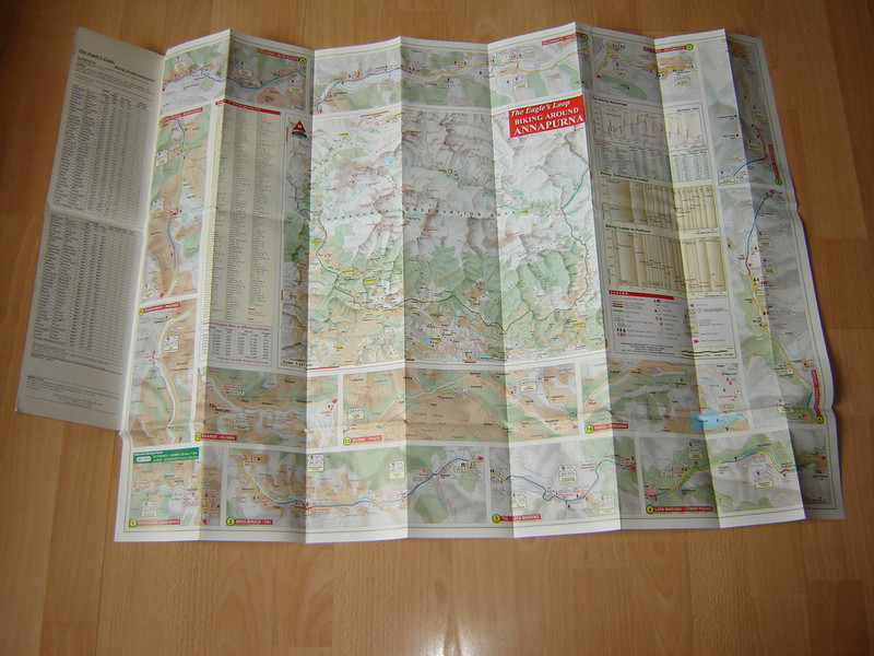 Biking Around Annapurna / Scale 1:75 000 / The Eagle's Loop by NEPA Maps