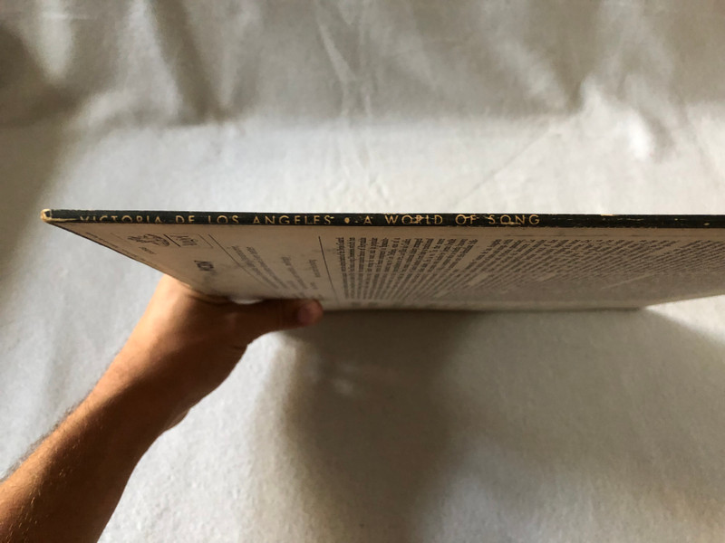 Victoria De Los Angeles – A World Of Song  His Master's Voice LP VINYL ASD 651