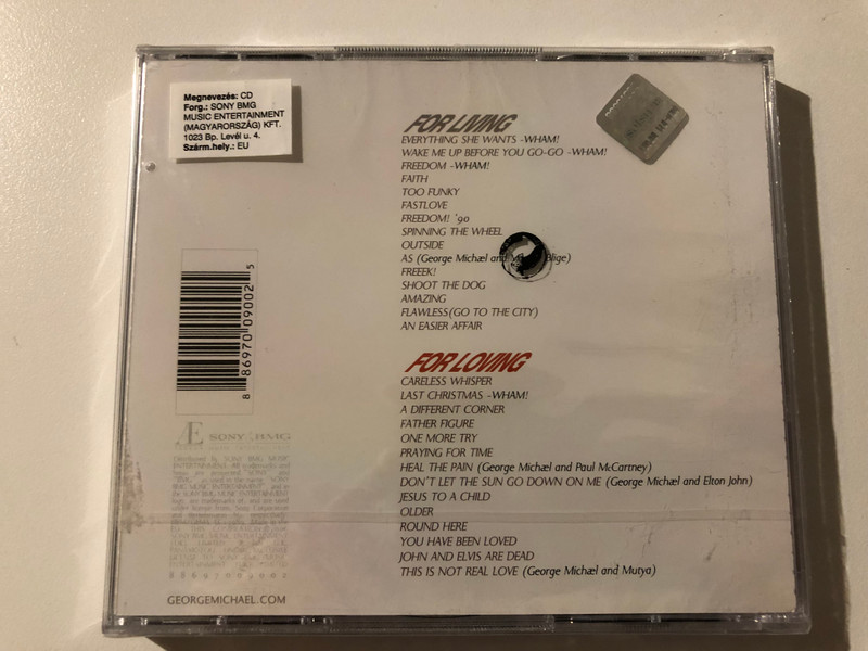 George Michael – Twenty Five / Including: Wake Me Up Before You Go-Go; Careless Whisper; Last Christmas; Faith; Fastlove; As; Amazing & Don't Let The Sun Go Down On Me / Sony BMG Music Entertainment 2x Audio CD 2006 / 88697009002