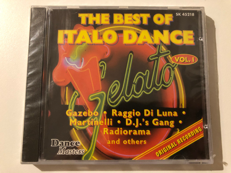 The Best Of Italo Dance Vol. I / Gazebo, Raggio Di Luna, Martinelli, D. J.'s Gang, Radiorama, and others / Dance Masters / Sakkaris Records Audio CD / SK 45 218