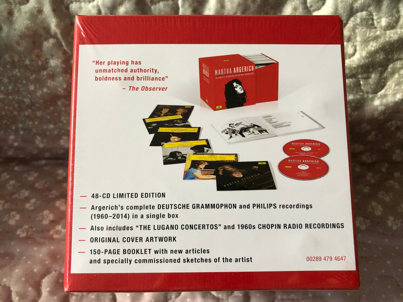 Martha Argerich – The Complete Recordings On Deutsche Grammophon / Deutsche Grammophon 48x Audio CD 2015, Box Set / 00289 479 4647
