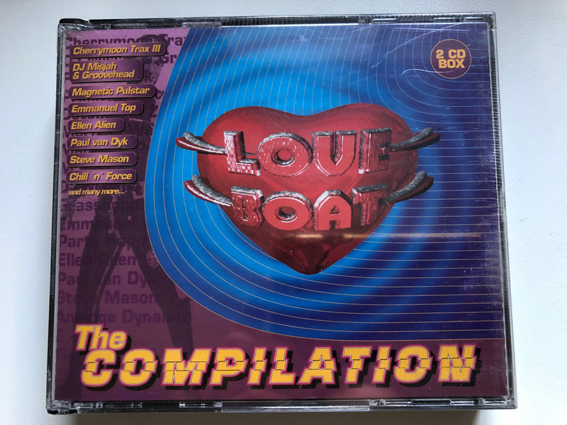 Love Boat - The Compilation / Cherrymoon Trax III; DJ Misjah & DJ Groovehead; Magnetic Pulstar; Emmanuel Top; Ellen Allien; Paul van Dyk; Steve Mason; Chill 'N' Force; and many more... / ID&T Music Germany 2x Audio CD / DCD 089-92312