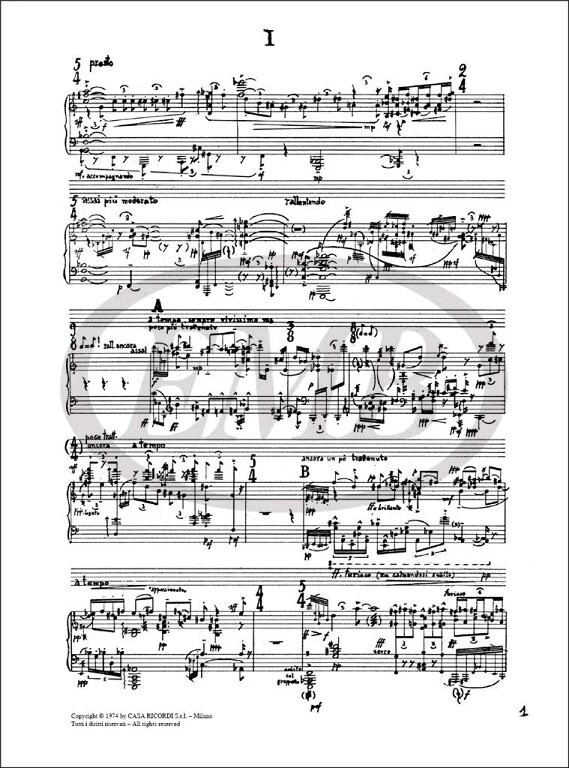 Bussotti, Sylvano: BERGKRISTALL, PER GRANDE ORCHESTRA. / BALLETTO IN UN ATTO E SETTE SCENE / Ricordi Americana / 2002