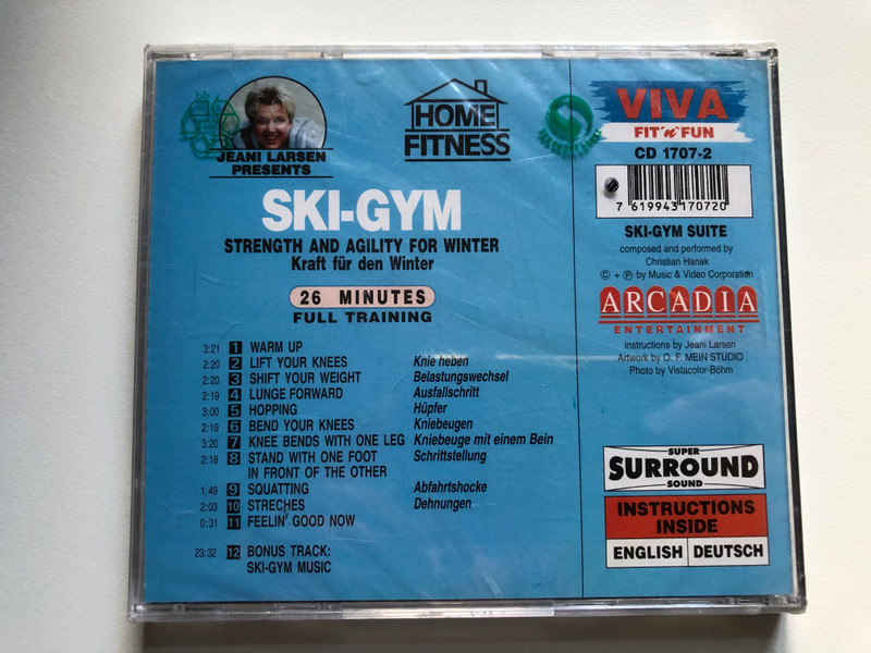 SKI-GYM - Instructions Inside / Home Fitness / Viva Fit 'n' Fun Audio CD / CD 1707-2
