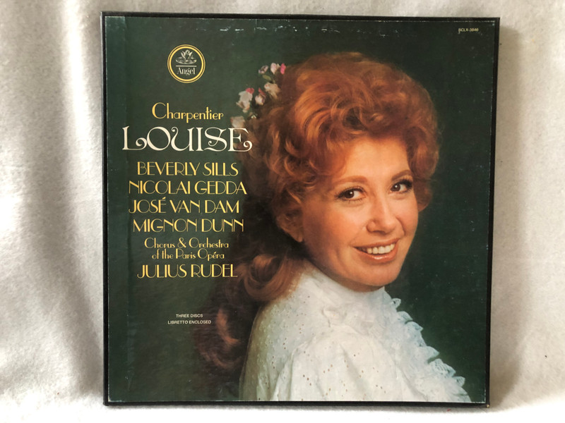 Charpentier - Beverly Sills, Nicolai Gedda, José van Dam, Mignon Dunn, Chorus & Orchestra Of The Paris Opera, Julius Rudel – Louise  EMI 1977 LP VINYL SCLX-3846