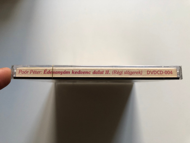 Poór Péter – Édesanyám Kedvenc Dalai II. (Rego slagerek) / Ez mas, mint eddig volt... / DVD Kft. Audio CD 2001 / DVDCD-004