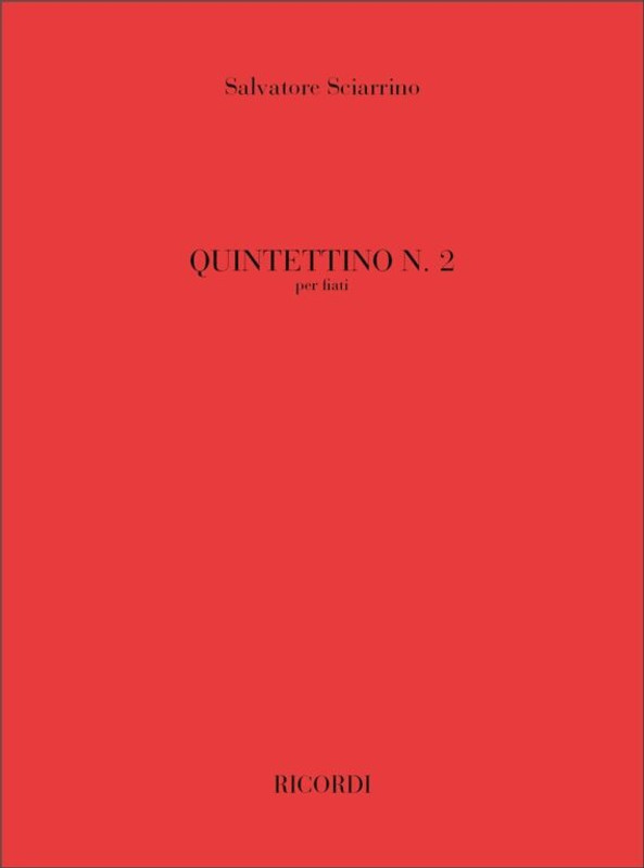 Sciarrino, Salvatore: QUINTETTINO: N.2 PER FIATI / score and parts / Ricordi Americana / 1979