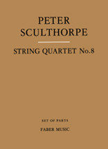 Sculthorpe, Peter: String Quartet No.8 (parts) / Faber Music