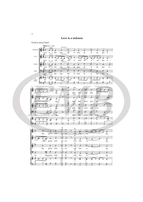 Parry, Charles Hubert: Seven Partsongs. SATB unacc. (CPS) / Faber Music