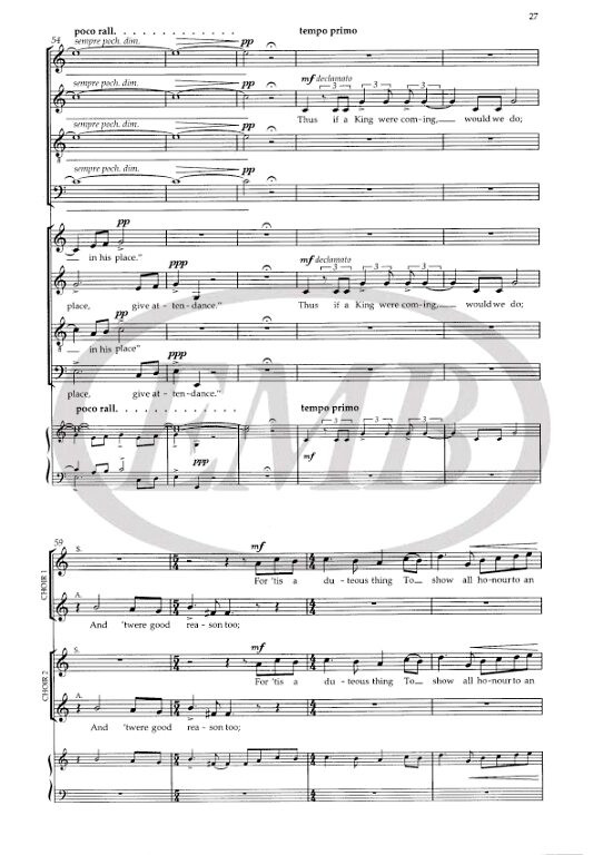 Britten, Benjamin: Christ's Nativity. SATB unacc. (CPS) / Faber Music
