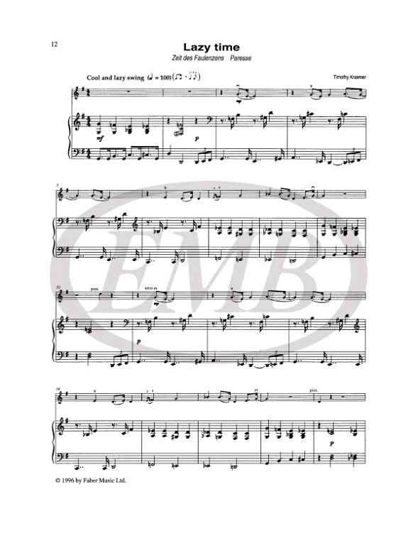 Gypsy Jazz. Easy Level (violin & piano) / Edited by Kraemer, Timothy, Waterfield, Polly / Faber Music