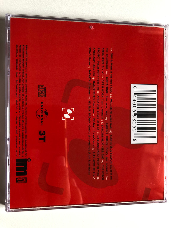 Az IM es a Light-House Productions bemutatja: Fit-Mix 2 - Professzionalis mix fitness programok szamara / Sophie Ellis Bextor, Paulina Rubio, Db Boulevard, Hampenberg, DE-Javu, Modjo, Sona / Universal Music Audio CD 2002 / 069 825-2