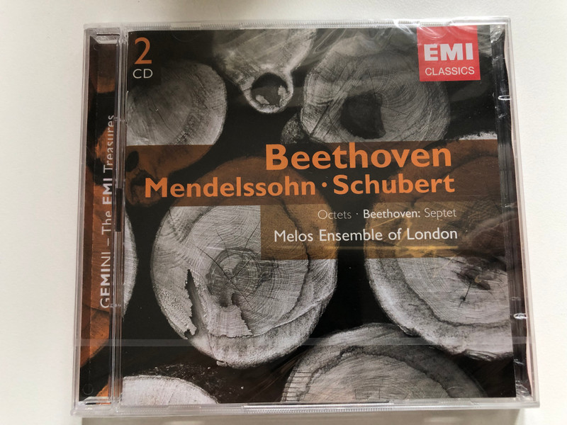 Beethoven - Mendelssohn, Schubert / Octets - Beethoven: Septet / Melos Ensemble of London / EMI Classics 2x Audio CD 2006 Stereo / 094635086423