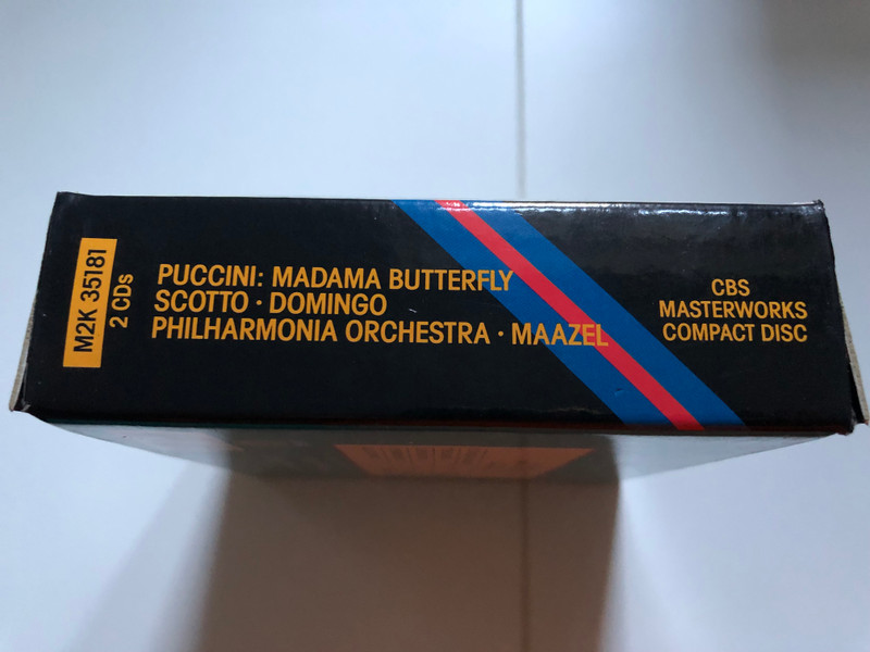 Renata Scotto - Puccini: Madame Butterfly - Placido Domingo / Ingvar Wixell, Gillian Knight, Florindo Andreolli, Ambrosian Opera Chorus, Philharmonia Orchestra, Lorin Maazel / CBS Masterworks 2x Audio CD / M2K 35181