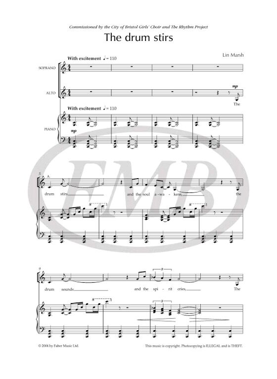  This item is not available in our warehouse in Budapest right now, but we can order it for you. Marsh, Lin: Drum songs (Spotlight Series) / Faber Music