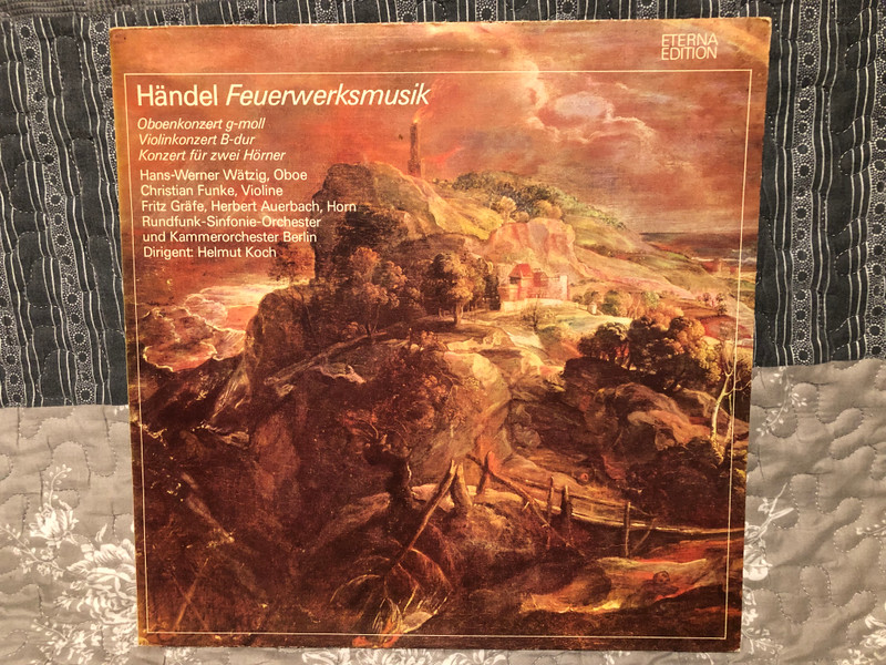 Händel  Dittersdorf Françaix, Jutta Zoff – Harfenkonzerte  Eterna Edition 1981 LP VINYL 8 26 554