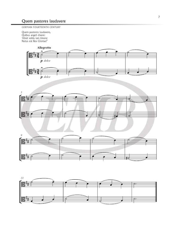 Cohen, Mary: Carol Stringfest (viola duet part) / Faber Music