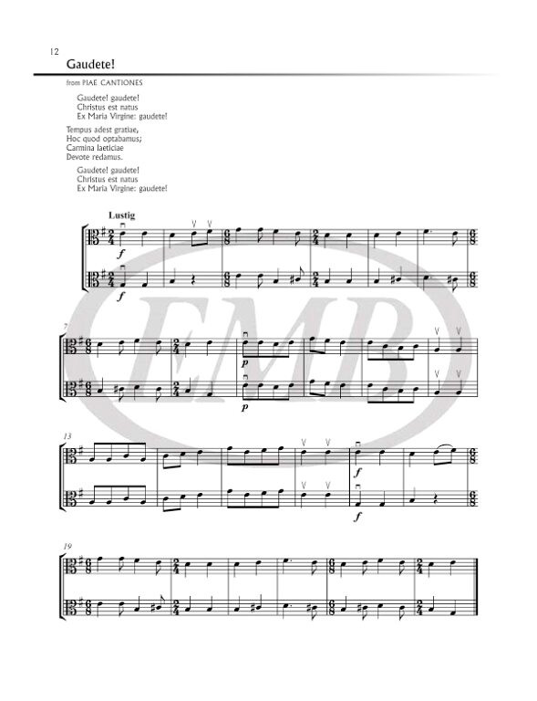 Cohen, Mary: Carol Stringfest (viola duet part) / Faber Music