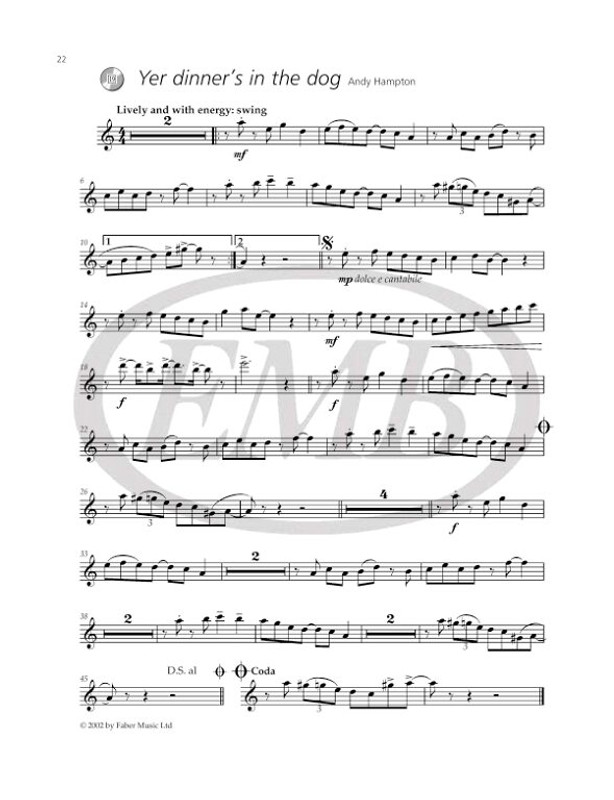 Hampton, Andy, Motion, David: Groove Lab (alto sax and CD) / Faber Music