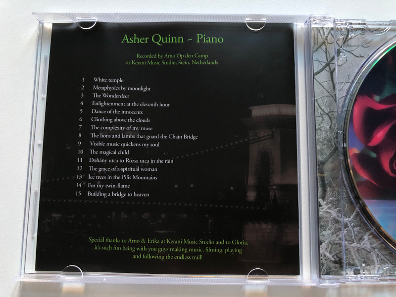 Asher Quinn - Heart And Soul Rhapsodies (improvised piano pieces) / Sziv Es Lelek Rapszodiak - zongoraimprovizaciok / Singing Stone Music Audio CD / SSM022