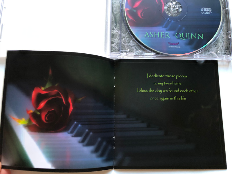 Asher Quinn - Heart And Soul Rhapsodies (improvised piano pieces) / Sziv Es Lelek Rapszodiak - zongoraimprovizaciok / Singing Stone Music Audio CD / SSM022
