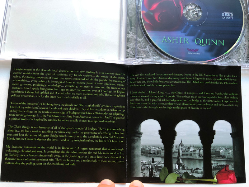 Asher Quinn - Heart And Soul Rhapsodies (improvised piano pieces) / Sziv Es Lelek Rapszodiak - zongoraimprovizaciok / Singing Stone Music Audio CD / SSM022