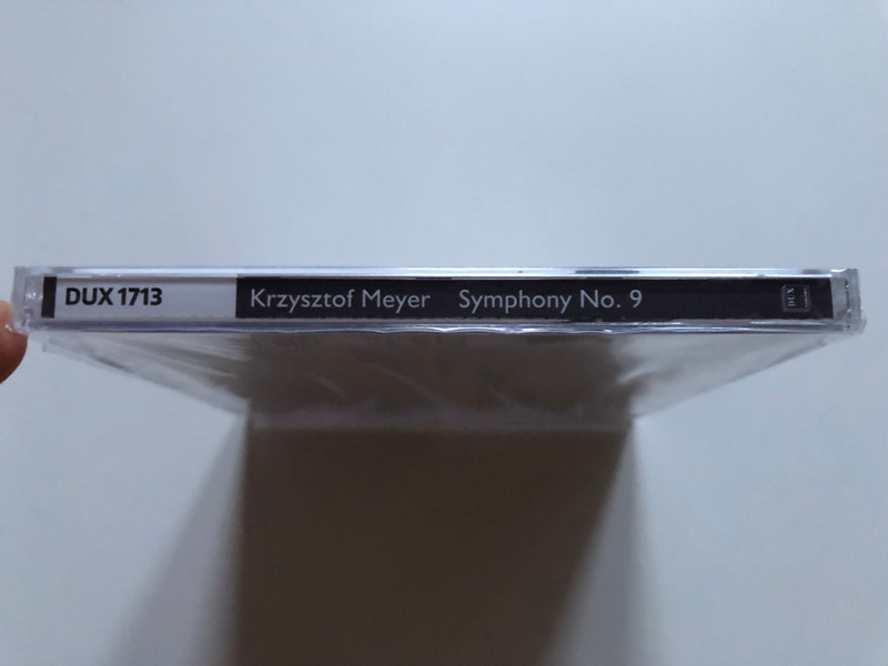Krzysztof Meyer - Symphony No. 9 ''Fidei speique Sinfonia'', Op. 126 / Choir of the Karol Szymanowski Philharmonic in Krakow, Poznan Philharmonic Orchestra, Jakub Chrenowicz (conductor) / DUX Recording Producers Audio CD 2021 / DUX 1713