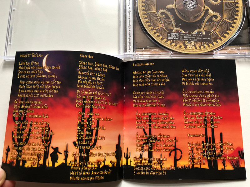 Teki Lala  Sorre bor  Gold Record Audio CD