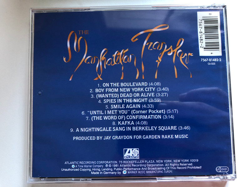 The Manhattan Transfer – Mecca For Moderns / Atlantic Audio CD / 7567-81482-2
